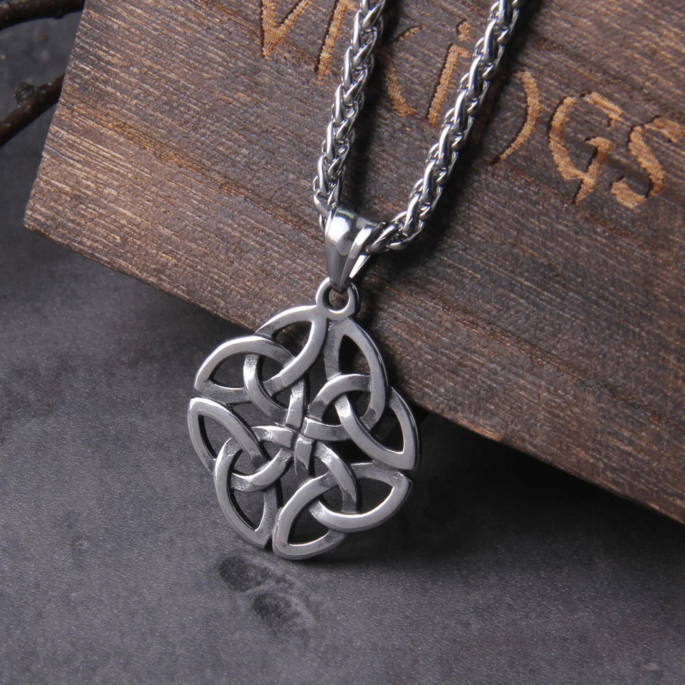 Knot Pendant Necklace Viking Necklace