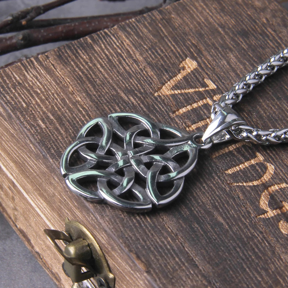 Knot Pendant Necklace Viking Necklace