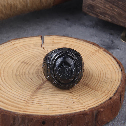 2024 new Arrival Design Stainless Steel Colorful Stone Trend Men's Ring fashion High Quality Jewelry Dropshipping