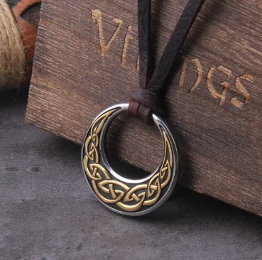 Viking Rune Necklace - Stainless Steel With Wooden Box