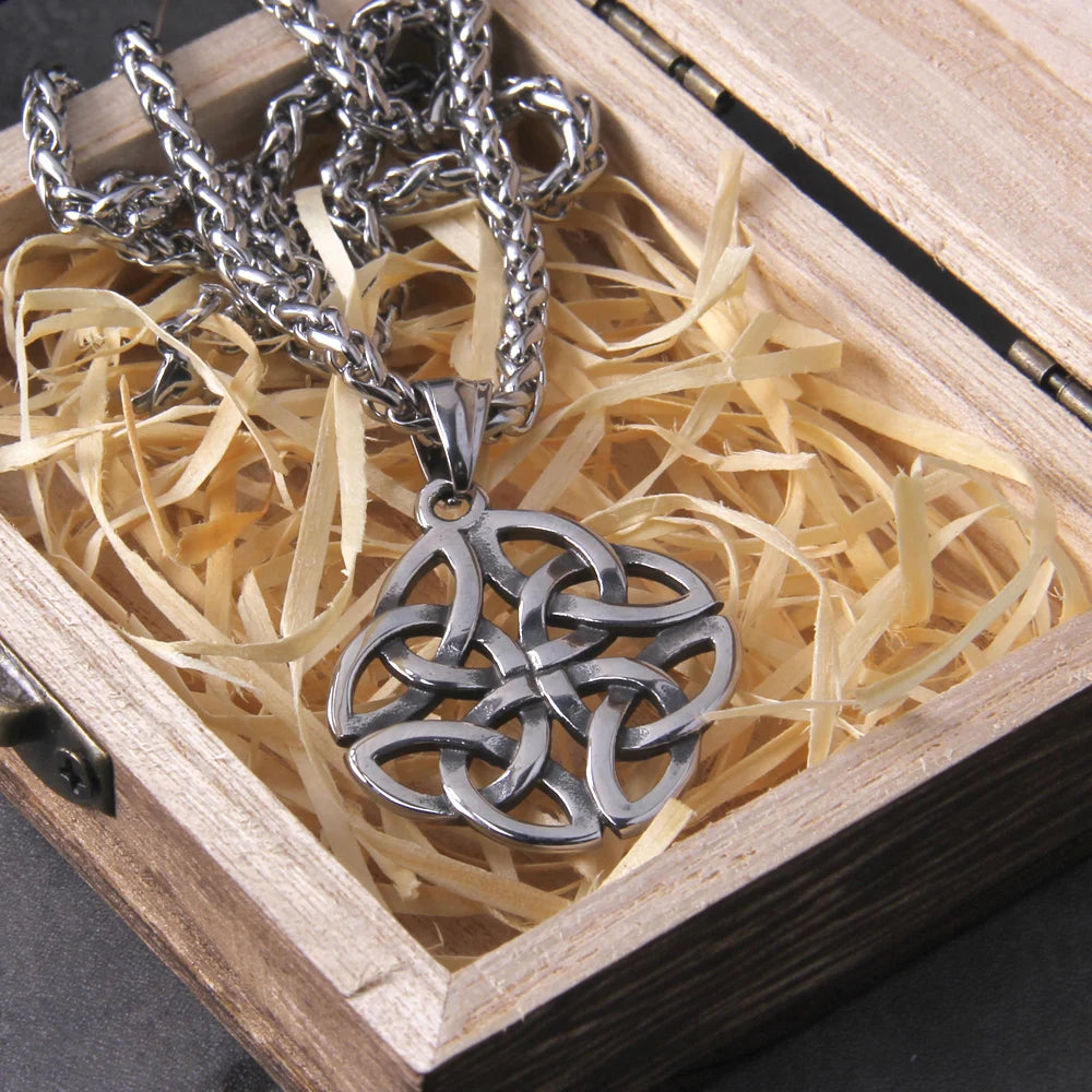 Knot Pendant Necklace Viking Necklace